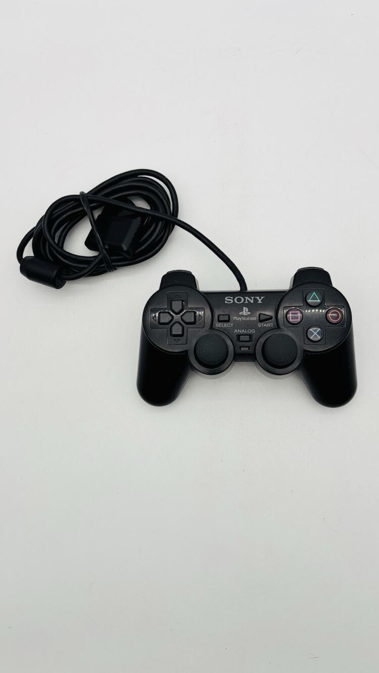 Black Dual Shock 2 Controller Official Sony PlayStation 2 PS2 SCPH-10010 VG